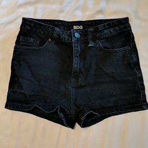 Black Jeans Shorts